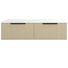 Elwood Dockland 1500mm Artic White Wall Hung Double Vanity Unit